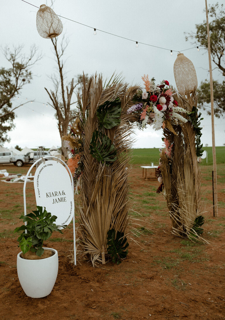 Kiara & James Wedding - Entrance